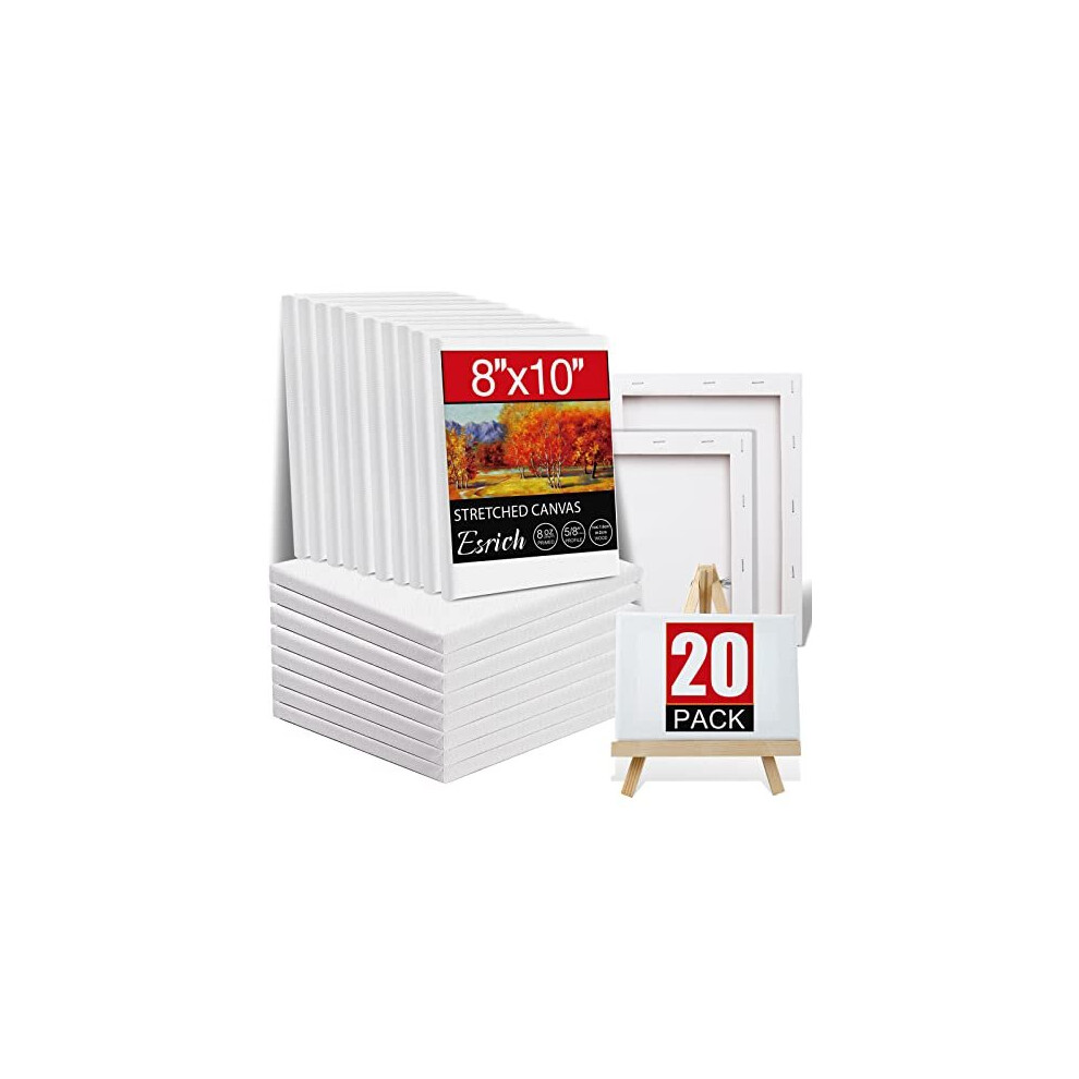 Balen 20 Plten Pro Malovn S 8X10 Malrskm Pltnem Pro Olejov A Akrylov Barvy.-image