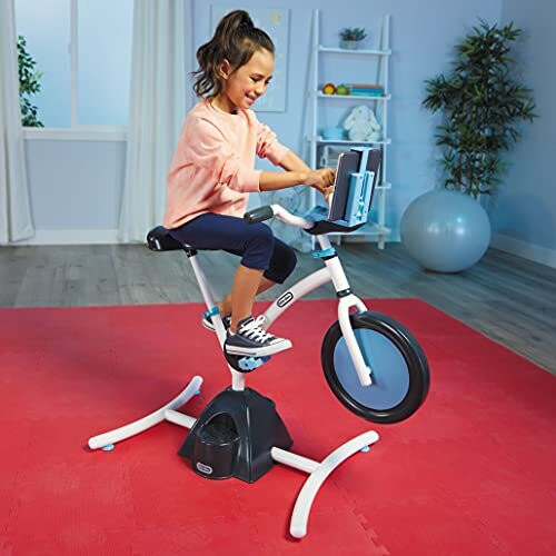 Little Tikes little tikes 657917 Pelican Explore and Fit Cycle with Bluetooth, Free Videos, Ages 3-7 2