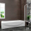 AICA 2-Fold 900 x 1400mm Bathroom Folding Shower Bath Screen Door Panel 5