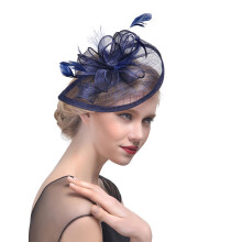 (Navy) Women Headband Aliceband Hat Fascinator Weddings Ladies Day Race Royal Ascot Hat