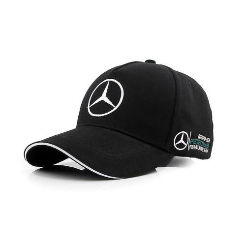 (black) F1 Benz Team Embroidered Baseball Cap Car Cap 2