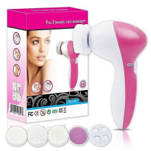5 In 1 Electric Facial Cleansing Brushes Set Blackhead Cleanser Skin Care Beauty Tool