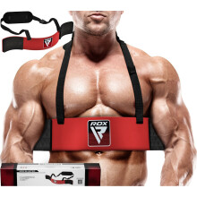 (Red) RDX Arm Blaster Biceps Triceps Fitness Support