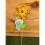 6 Decorative Mini Garden Windmills Multi Coloured With Ladybird Center 3