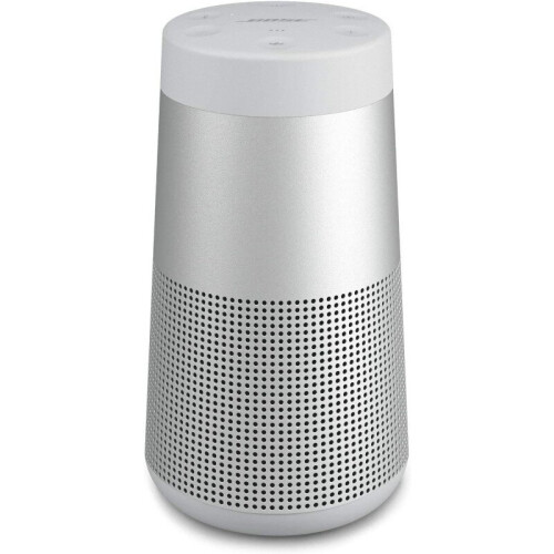 Bose Bose SoundLink Revolve II Bluetooth Portable Diffuser: Water resistant wireless diffuser with 360 sound, Silver