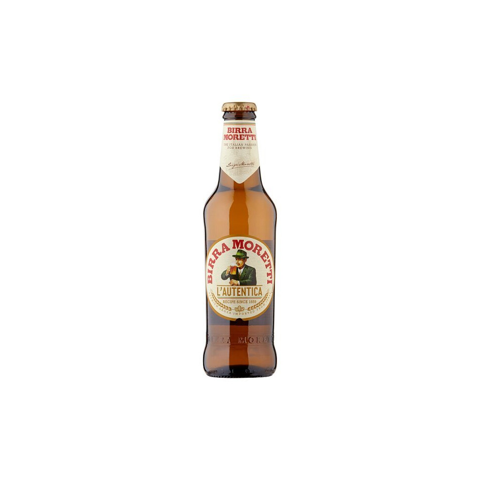 Birra Moretti Lager Beer 24 x 330ml Bottles