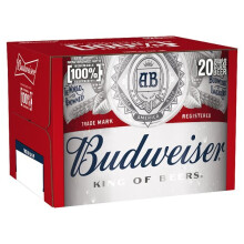 Budweiser Lager Beer Bottles 20 x 300ml
