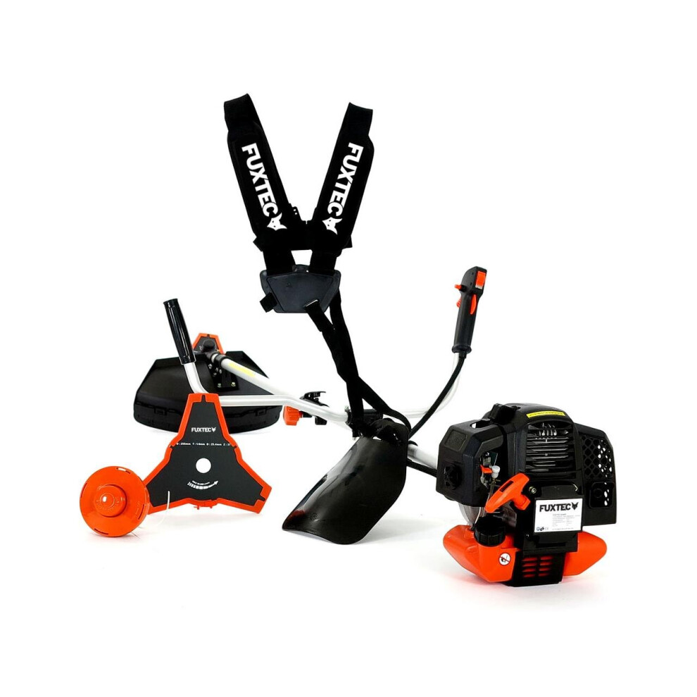 FUXTEC Petrol Grass Trimmer / Brush Cutter - 2in1 - Motor Scythe - Lawn Trimmer