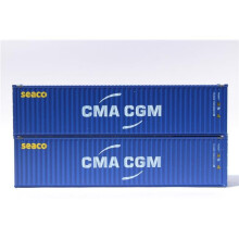 Jacksonville Terminal JTC405094 40 ft. N Scale Seaco High Cube Model Container - Pack of 2
