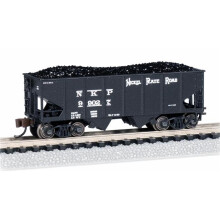 Bachmann BAC19563 HO Scale NPR 55T No.99027 2 Bay Hopper Model Train