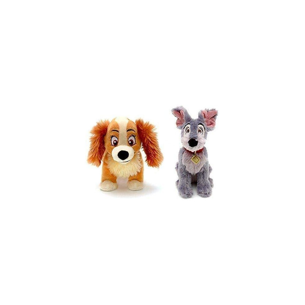 Disney Official Lady & The Tramp Soft Mini Plush Toys