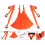 (Orange) Full set Flying-Aerial Yoga 6