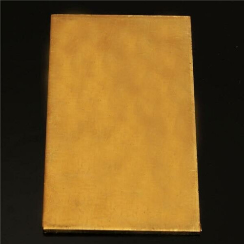 3mmx60mmx100mm Brass Sheet Plate Industry DIY Experiment Sheet 2