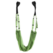 (Green) Stretching Band Adjustable Training Belt Yoga Belts Back Bend Strap Assist for Home Fitness