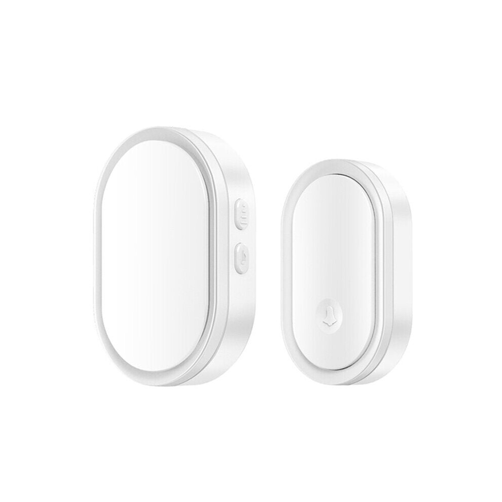 (White, Eu Plug) Long Distance Doorbell Home Intelligent Wireless Waterproof Us Eu Uk Au Plug 36 Ringtones Door Bell 6112211878461