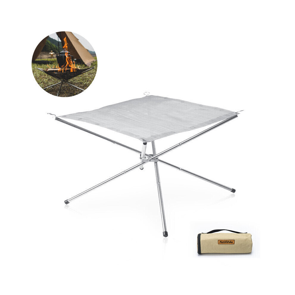 Folding Charcoal Grill Camping Cooking BBQ Grill Rotisserie Grill