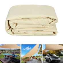 (XL) Waterproof Sunshade Garden UV Protect Canopy Car Awning Camping Shelters Tent with 2.5m Rope