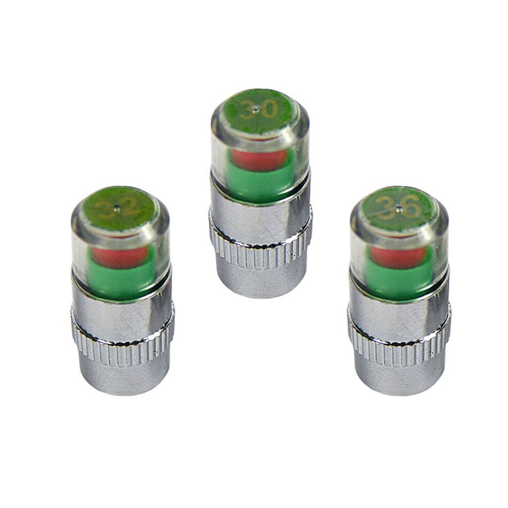 (4 Pack, 36 PSI) Tyre Pressure Monitor Caps Indicators (4PK)