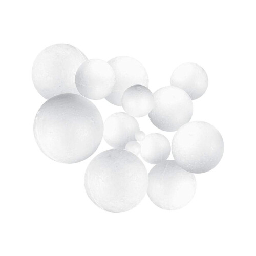 (20 Pack (20 Balls), 20mm) Polystyrene Foam Balls - Sizes: 20mm - 150mm Available in Various Pack Quantities 2