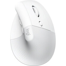 Mouse - Senza Fili - Logitech - Sollevamento Ergonomico Verticale - Bianco - Destro