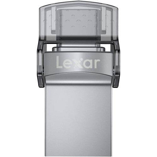 Lexar Lexar JumpDrive D35c USB 3.0 Dual Drive Flash Drive 64 GB Grey