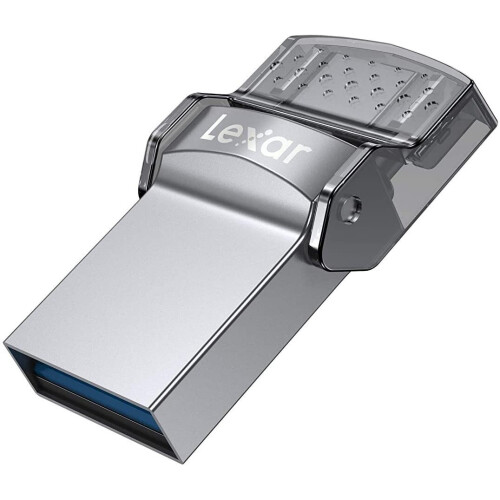 Lexar Lexar JumpDrive D35c USB 3.0 Dual Drive Flash Drive 64 GB Grey 2