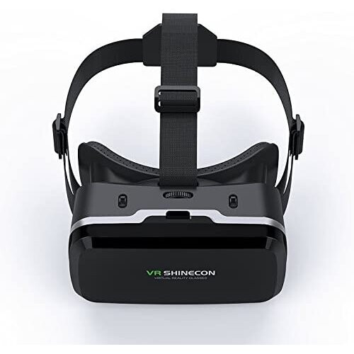 VR Headsets Compatible with iPhone & Android Phone-Virtual Reality Headsets New 3D VR 2021VR6.0 2
