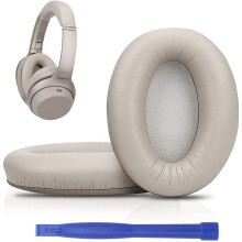 SOULWIT Ear Pads Cushions Replacement for Sony WH-1000XM3 (WH1000XM3) Over-Ear Headphones, Earpads with Softer Protein Leather,...