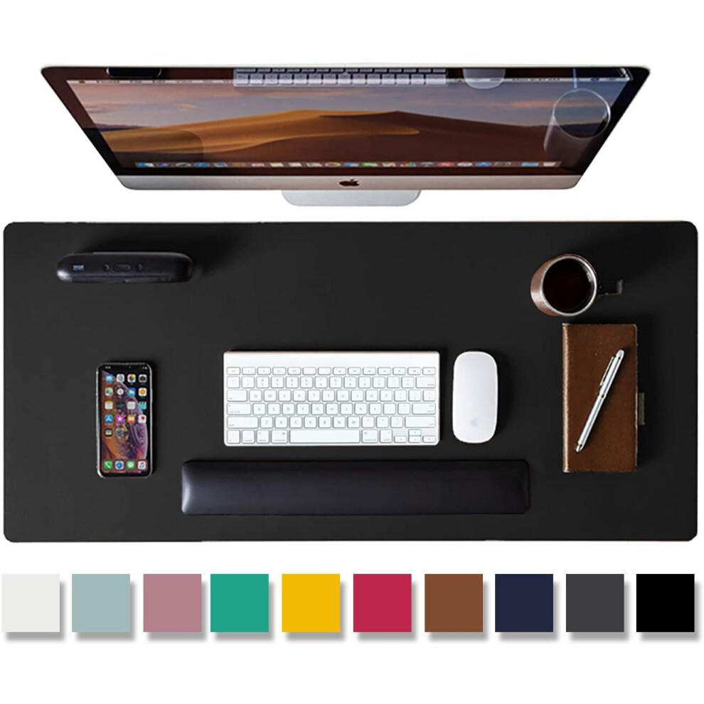 Leather Desk Pad Protector,Mouse Pad,Office Desk Mat,Non-Slip Pu Leather Desk Blotter,Laptop Desk Pad,Waterproof Desk Writing... 738632364930