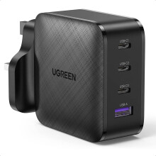 UGREEN 65W GaN USB-C Charger 4-Port PD Wall Power Adapter (3 USB-C + USB-A) HJ8U