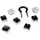 HyperX HyperX Pudding Keycaps - Full Key Set - ABS - OEM Profile - Black 5