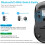 TeckNet TeckNet Bluetooth Mouse, Three-mode Bluetooth Wireless Mouse (Bluetooth 5.0/3.0 and 2.4G Wireless), 2400DPI Portable Mouse for... 3