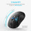 TeckNet TeckNet Bluetooth Mouse, Three-mode Bluetooth Wireless Mouse (Bluetooth 5.0/3.0 and 2.4G Wireless), 2400DPI Portable Mouse for... 6