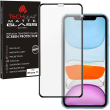 TECHGEAR Anti Glare Screen Protector for iPhone 11 - MATTE 3D GLASS Edition Genuine Tempered Glass Full Screen Protector Guard...