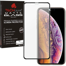 TECHGEAR Anti Glare Screen Protector for iPhone 11 Pro Max - MATTE 3D GLASS Edition Genuine Tempered Glass Full Screen...