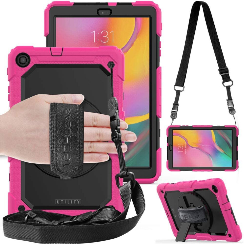 TECHGEAR UTILITY Case fits New Samsung Galaxy Tab A 10.1" 2019 (SM-T510 / SM-T515) Tough Rugged HEAVY DUTY Armour Shockproof...