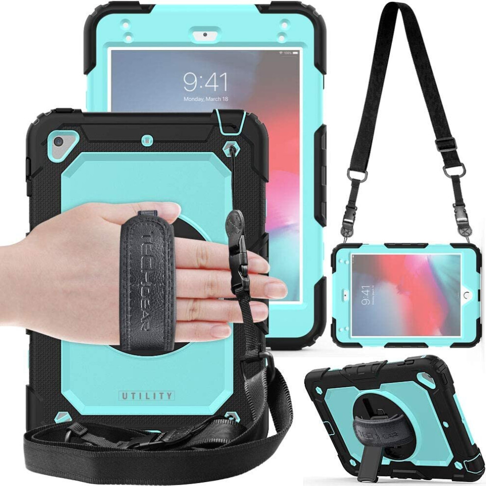 TECHGEAR UTILITY Case fits Apple iPad Mini 5th Gen 2019 / iPad Mini 4 Tough Rugged HEAVY DUTY Armour Shockproof Protect Case...