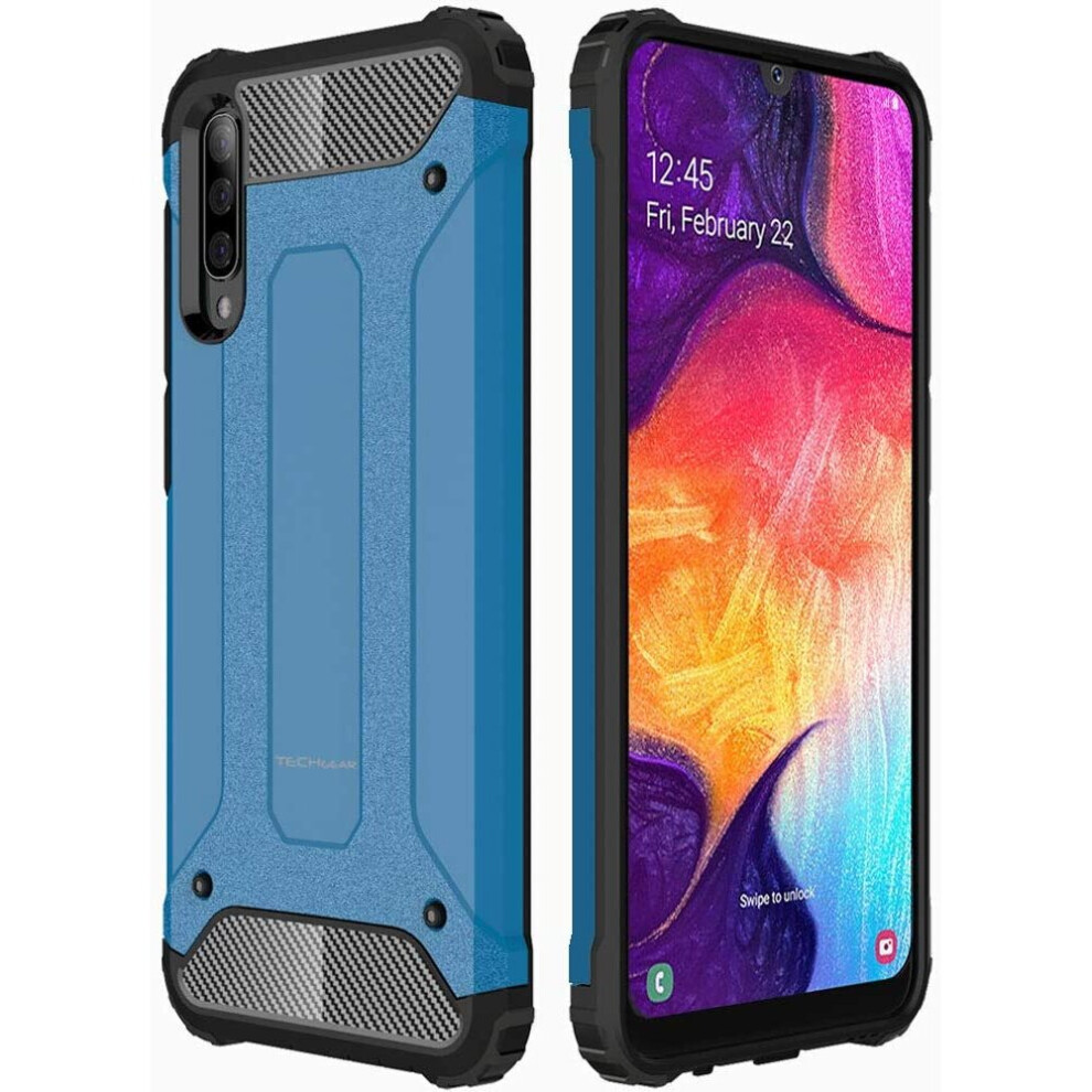 TECHGEAR Galaxy A50 Case [Tough Armoured] ShockProof Dual-Layer Protective Heavy Duty Tough Cover Designed For Samsung Galaxy...