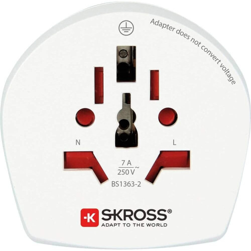 Rese Adapter Welt-zu-UK Jordad 1