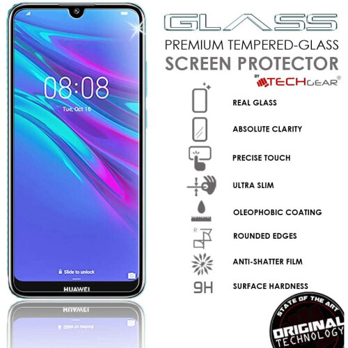 Techgear TECHGEAR [2 Pack GLASS Edition Screen Protector Compatible with Huawei Y6s / Y6 2019, Tempered Glass Screen Protector [2.5D... 1