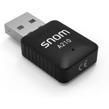 Teléfono inalámbrico - SNOM - A210 WLAN 433 Mbit/s - Negro - Tarjetas de red - Headunit