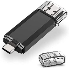 128GB USB C Memory Stick, RAOYI USB C Flash Drive USB 3.0 Stick High Speed USB C Drive Type C Dual OTG Pen Drive for TV, Car,...