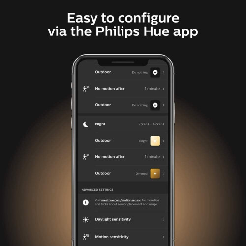 Philips Philips Hue Outdoor Motion Sensor - Works with Alexa 1