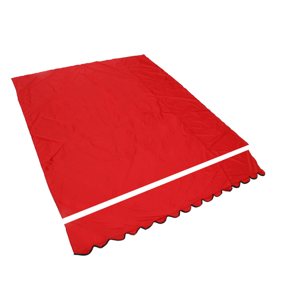 (Red) 2.5x2M Outdoor Garden Patio Awning Cover Canopy Sun Shade Shelter Waterproof UV Resistant Awning