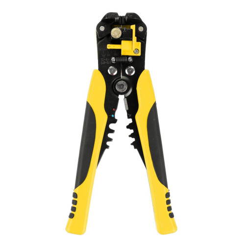 (Black & Yellow) Self-Adjusting Insulation Wire Stripper Cutter Crimper Terminal Tool Cable Pliers 1
