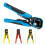 (Black & Yellow) Self-Adjusting Insulation Wire Stripper Cutter Crimper Terminal Tool Cable Pliers 3