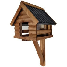 The Hutch Company Fordwich Black Wall Mounted Bird Table