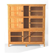 4ft Chartwell Rabbit & Guinea Pig Hutches (Triple)