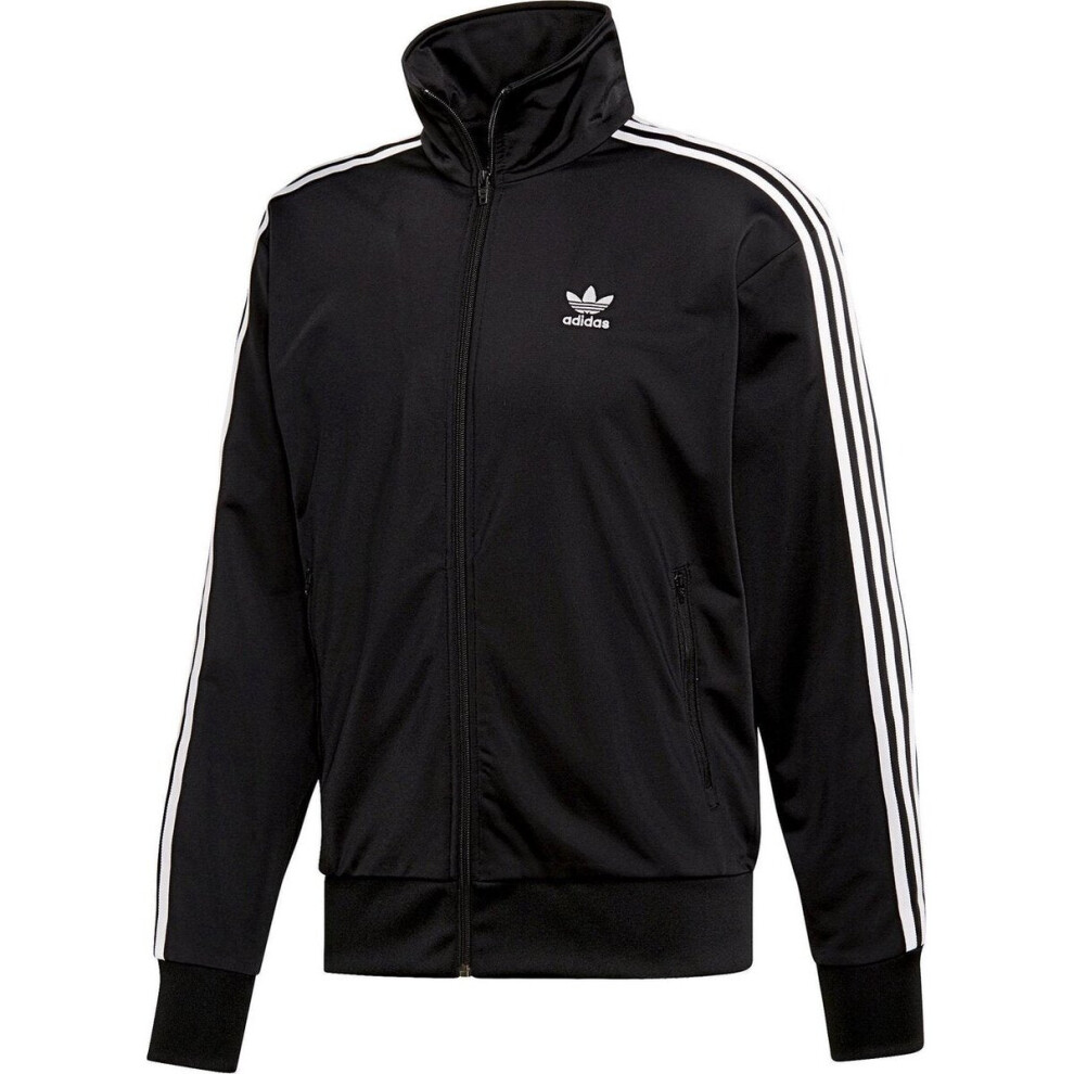 (Medium) adidas 'Originals' Firebird Men's Track Top - Black