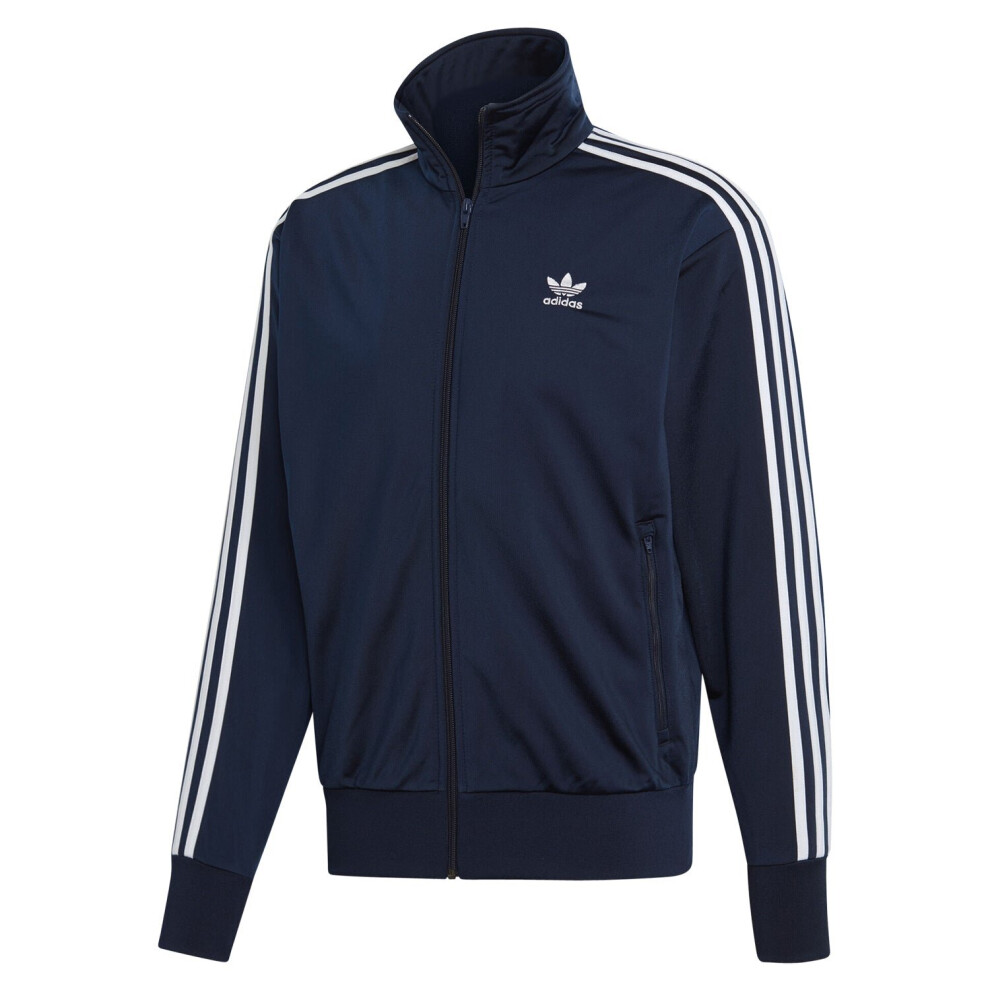 Adidas (Small) 'Originals' Firebird Men's Track Top - Navy Blue
